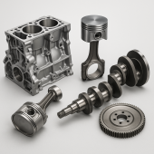 Bloco do Motor e Componentes Internos | Segmento Positivo